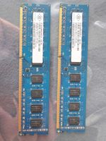 RAM Nanya 2×4 GB DDR3 PC3‑12800U 2Rx8  - 8GB Kit